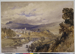 Abergavenny by William Callow