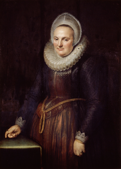 Adriana Bom van Cranenburg (1567-1619) by Michiel van Mierevelt