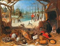 An Allegory of Winter by Sebastiaen Vrancx