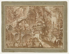 An Ancient Port by Giovanni Battista Piranesi