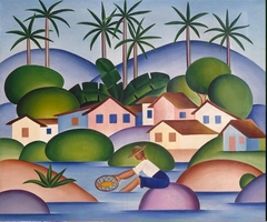 An Angler by Tarsila do Amaral