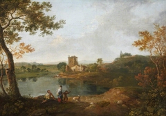 An Italian Landscape by Richard Wilson