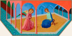 Annunciation 2, After Fra Angelico from The Brass Tacks Triptych by David Hockney