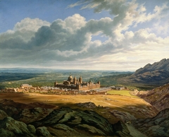 Ansicht des Escorial (Spanien) by Hubert Sattler