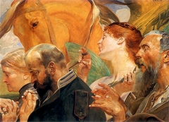 Art. (Triptych Law, Country, Art) by Jacek Malczewski