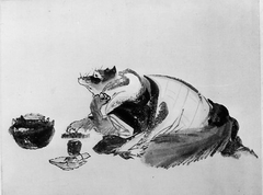 Badger by Hokusai School