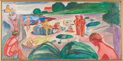 Beach Scene by Edvard Munch