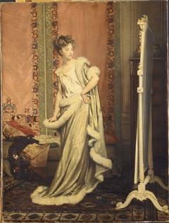 Before the Mirror by Pierre-Paul-Léon Glaize