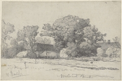 Boerderij bij Westerbork te Drenthe by Willem Roelofs I