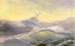 Bracing The Waves by Ivan Aivazovsky