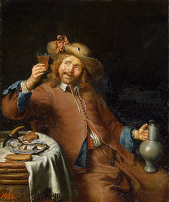 Breakfast of a Young Man by Pieter Cornelisz van Slingelandt