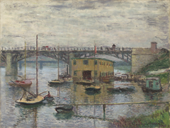 Bridge at Argenteuil on a Gray Day by Claude Monet