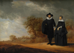 Burgomaster Cornelis Damasz. van der Gracht and his Wife, Jopken Jacobs, in a Landscape by Gerard Donck