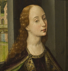 Bust of the Catherine (?) by Rogier van der Weyden