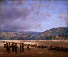 Camp at Sunrise by Homer Watson