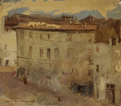 Capo le case, Rome by Eyre Crowe