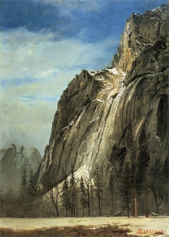 Cathedral Rocks, a Yosemite View by Albert Bierstadt