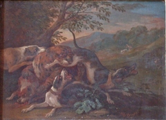 Chasse à la panthère by Adriaen de Grijef