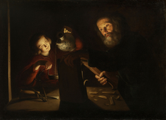 Christ in the Carpenter's Shop by Trophime Bigot