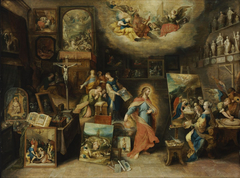 Christ in the Studio (Pictura Sacra) by Frans Francken the Younger