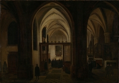 Church Interior by Hendrik van Steenwijk I