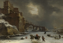 City Walls in Winter by Willem Schellinks