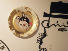 Colette on paper plate by Constantine Vraziotis