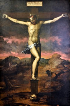 Crucifixion by Giorgio Vasari and Gherardi Christofano