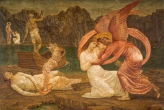 Cupid and Psyche - Palace Green Murals by Edward Burne-Jones