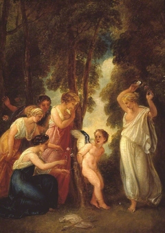 Cupid Bound to a Tree by Thomas Stothard