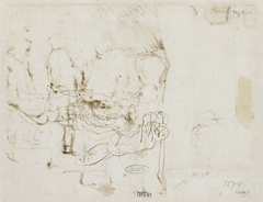 De onthoofding van Johannes de Doper by Rembrandt