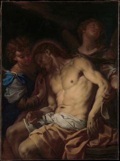 Dead Christ Supported by Angels by Francesco Trevisani