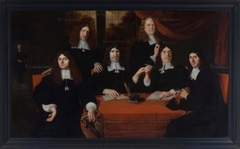 Dean and Headman of the Tailors' Guild in Leiden by Adriaen Cornelisz Beeldemaker