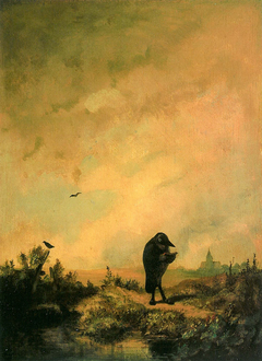 Der Rabe by Carl Spitzweg