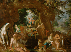 Diana und Actaeon by Joachim Wtewael