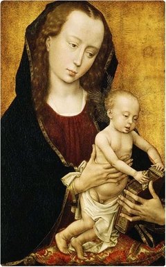 Diptych of Philip de Croy - Virgin and Child by Rogier van der Weyden