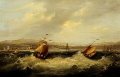 Dublin Bay by Frederick Calvert