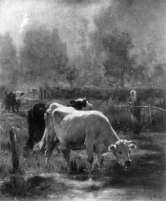 Early Morning by Emile van Marcke