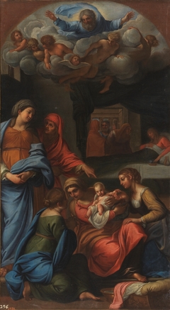 El Nacimiento de la Virgen by Girolamo Bonini