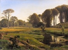 En sommerdag. Motiv fra Horneland ved Fåborg by Vilhelm Kyhn