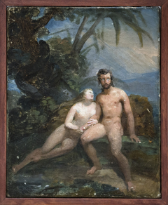 Esquisse pour Adam et Eve by Claude-Marie Dubufe