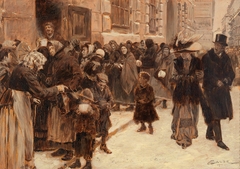 Feeding the Poor by Wilhelm Gause