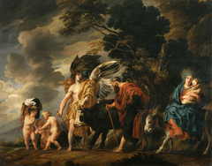 Flight of the Holy Family into Egypt by Jacob Jordaens