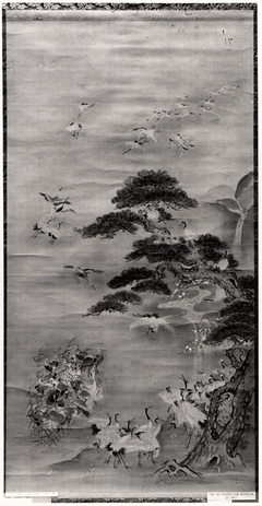 Flock of Cranes by Kanō Tanshin