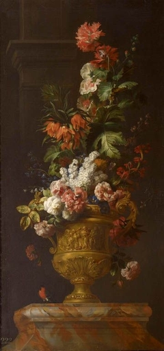 Flowers in a Vase by Jakob Bogdani