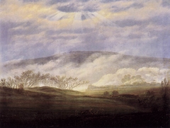 Fog in the Elbe Valley by Caspar David Friedrich