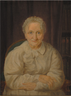 Forfatterinden Juliane Marie Jessen by Constantin Hansen