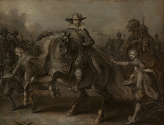 Frederik Hendrik on Horseback, with all his Retinue by Adriaen van de Venne