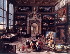 Gallery of a Collector by Cornelis de Baellieur