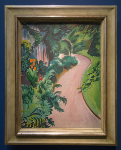 Garden path by August Macke